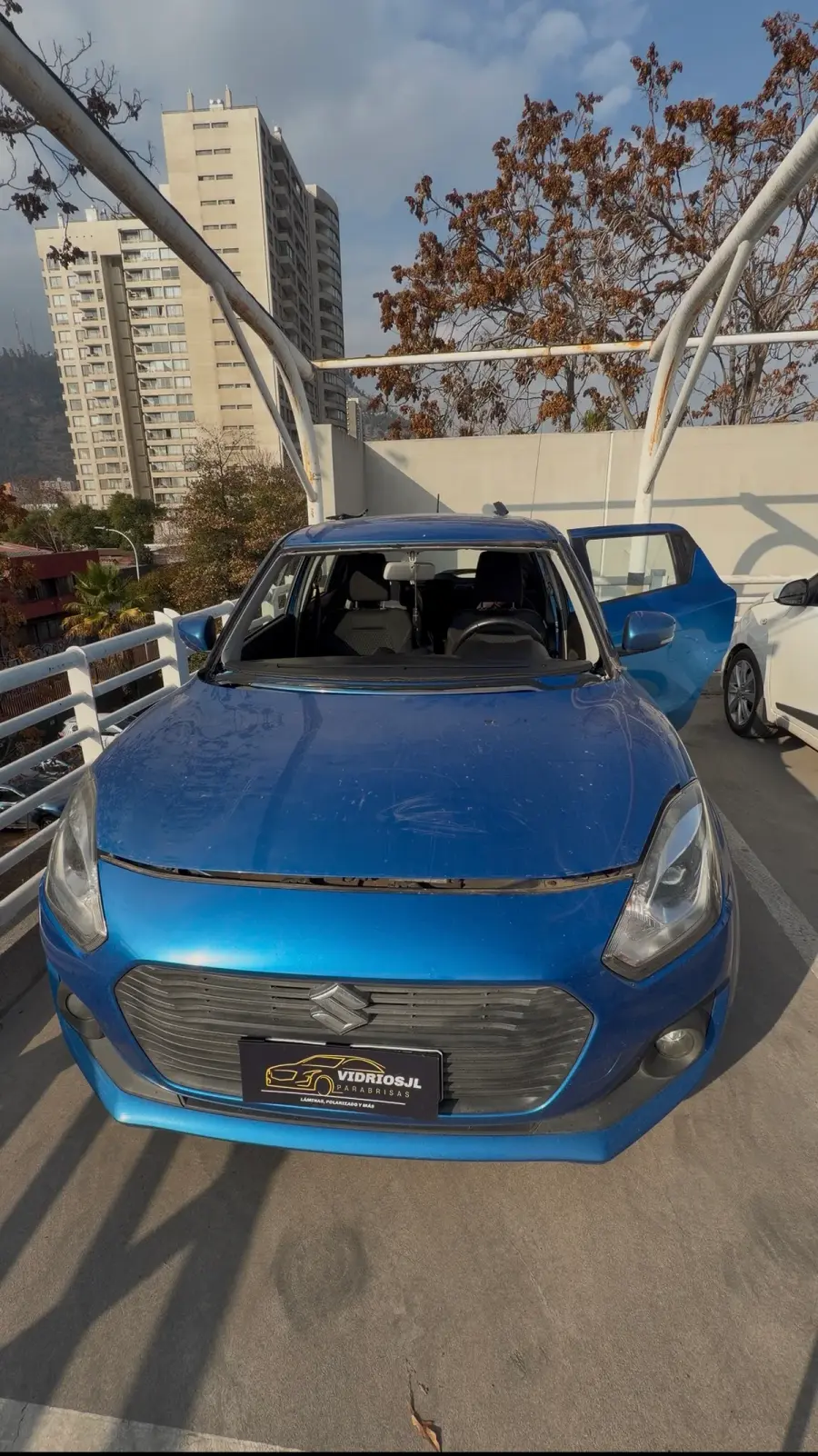 Suzuki Swift — antes del cambio de vidrio