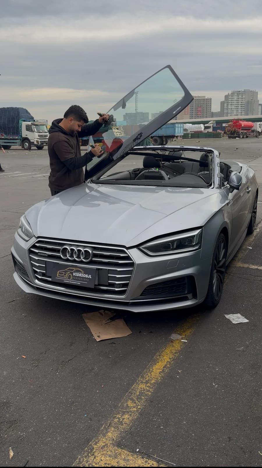 Audi A5 Cabriolet — cambio de parabrisas a domicilio