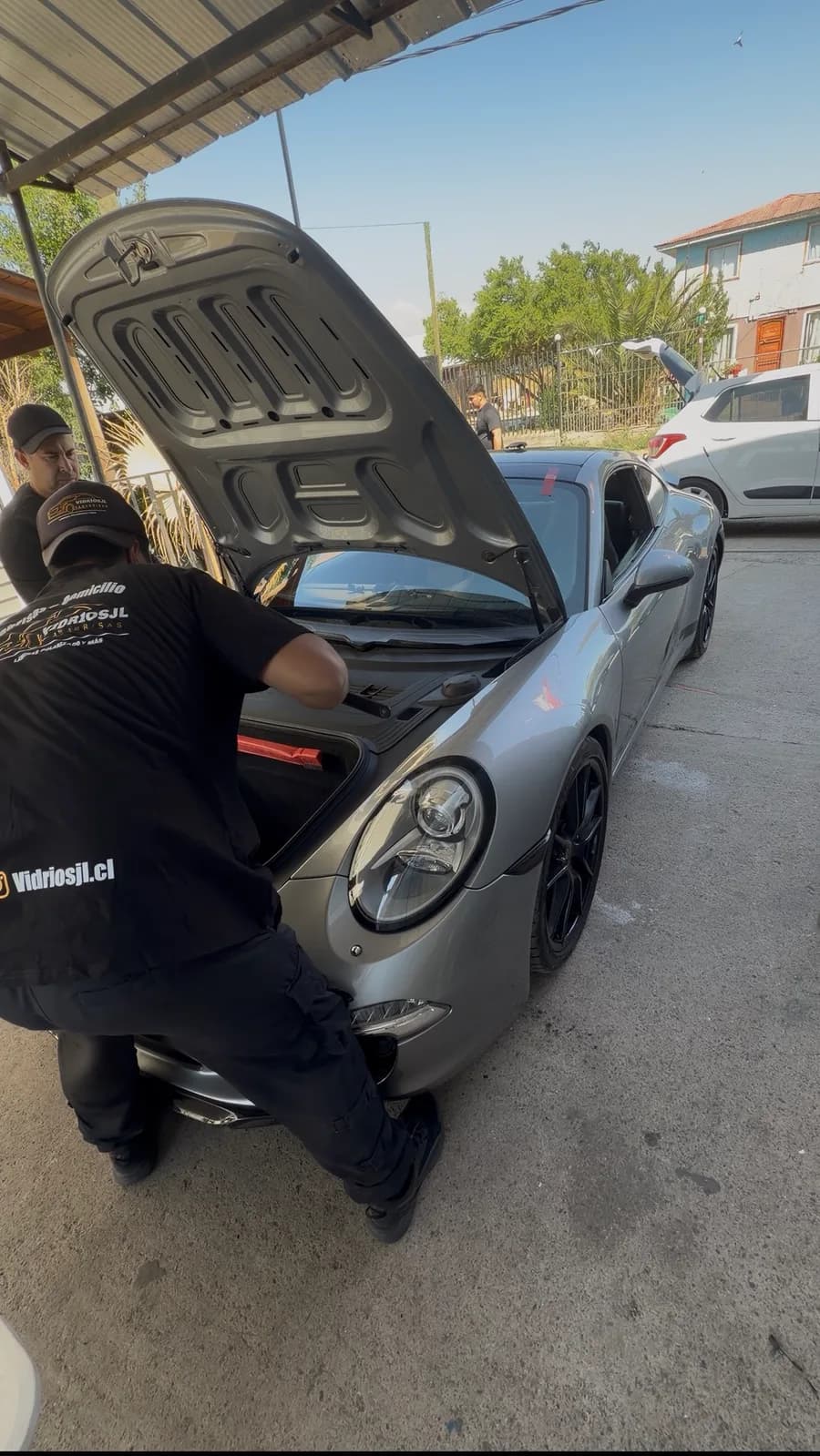 Porsche 911 — cambio de parabrisas a domicilio